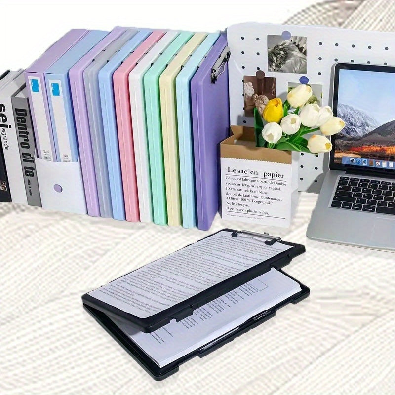 Organize your test papers and subjects with ease using this Plastic A4 File Folder Storage Box. Perfect for sorting and storing paperwork.