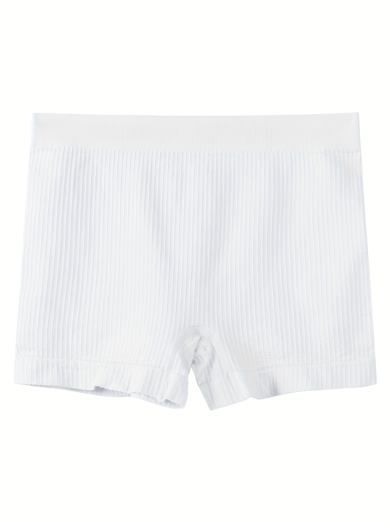 Soft and comfy ribbed boyshort panties for women