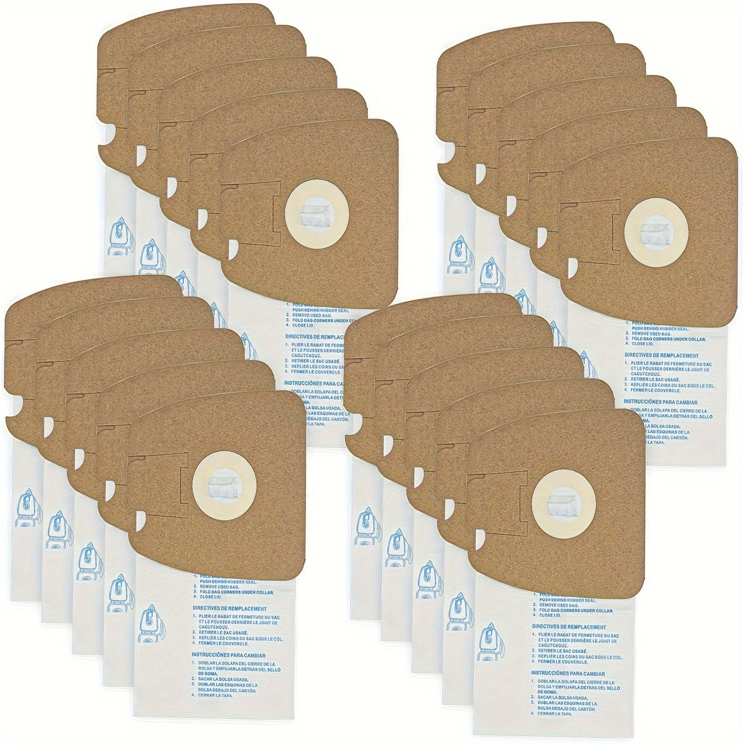 Easily replace your vacuum cleaner bags with this set of 20 MM paper bags compatible with Eureka Style MM models 3670, 3680, 60297A, 4100, S4170, and 4300-4600,5180. These bags are a substitute for part number 60295C.