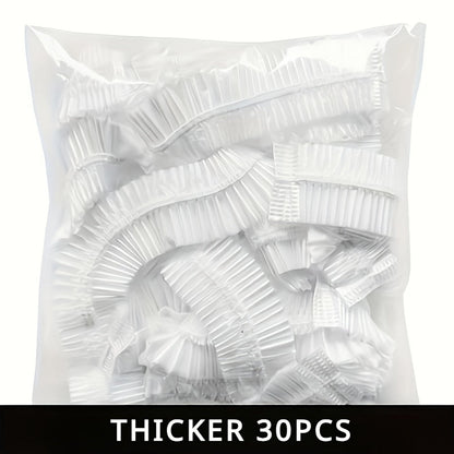 30 Clear Disposable Dust Covers for Microwaves, Rice Cookers, and Vacuums - Ideal for Keeping Your Kitchen Clean and Organized