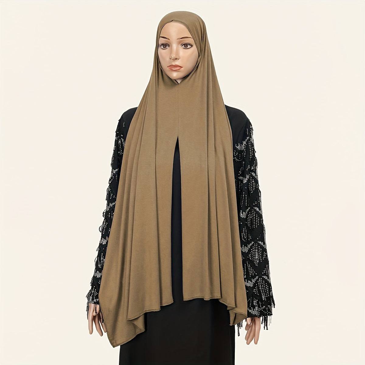 Women's Fashion Scarf with Solid Color, Equal Length on Two Sides, Lazy, Breathable, Comfortable, Sun Protection.