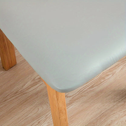 Waterproof PU leather seat cover for dining room chairs.