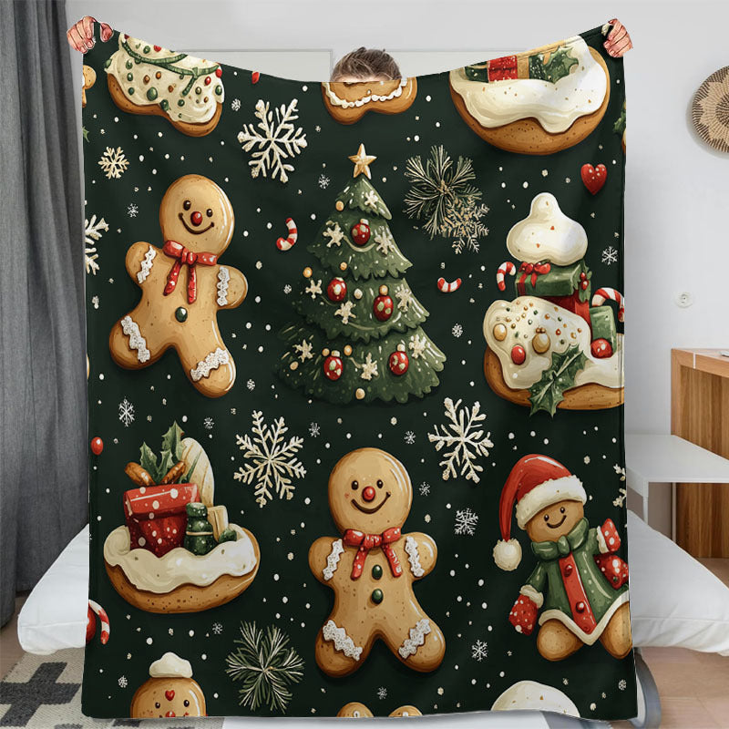 Cozy up with this one-piece contemporary digital print flannel fleece blanket. Made from soft polyester, this all-season throw is perfect for bed, travel, camping, or as a multipurpose nap cover. Hypoallergenic and weighing 200-250gsm, it makes an ideal