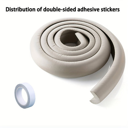 [Best Seller] 1PC2m Protective Strip Set with 8 Anti-Collision Corner Guards | Widened Stickers for Youngster's Bump Protection on Furniture and Walls