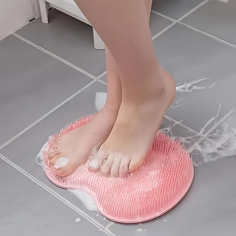 Elevate your bath time with our Silicone Bathtub Massage Mat featuring suction cups. This versatile mat can be used as a shower foot and back scrubber, or wall-mounted exfoliating pad for a luxurious bathing experience. It also makes a thoughtful gift