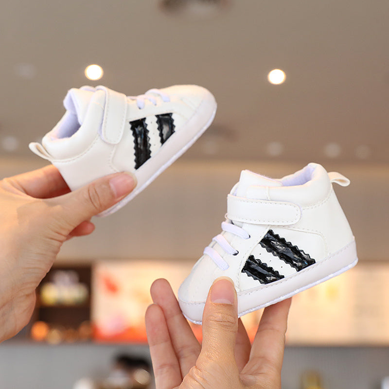 Striped non-slip shoes for infant boys