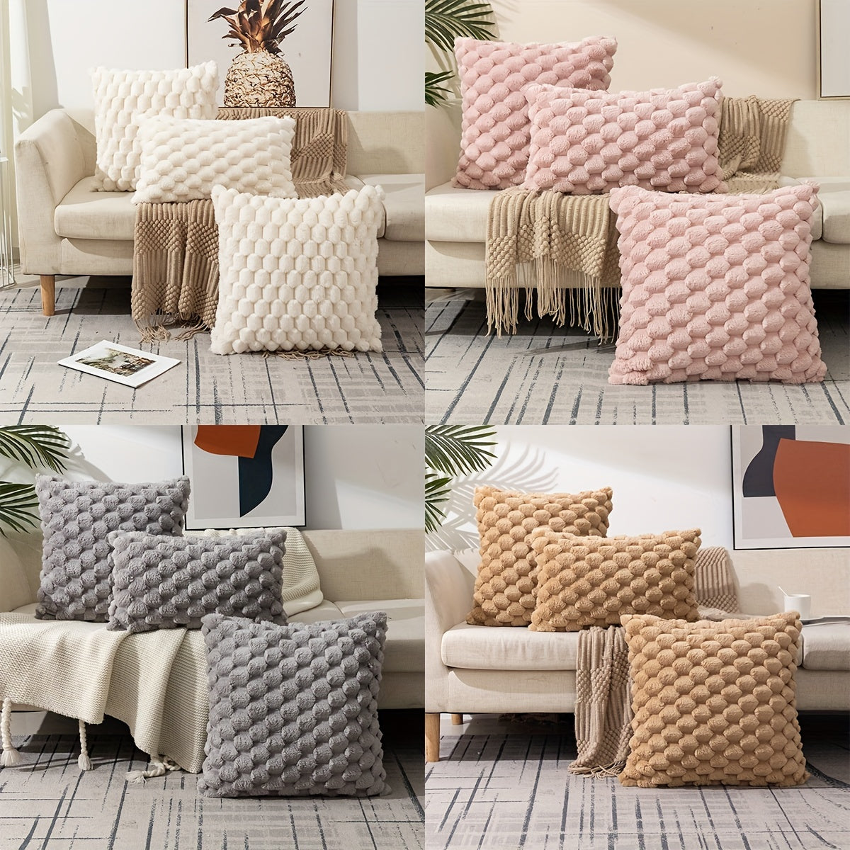 1pc Square Cushion Cover with zipper closure and single-sided print. Perfect for home, room, living, or bedroom decor (pillow core not included).