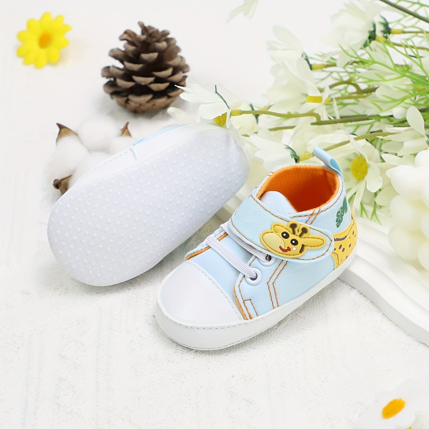 RABEISIR Toddler Shoes with Cute Giraffe Design - Non-Slip for Everyday and Vacation Wear