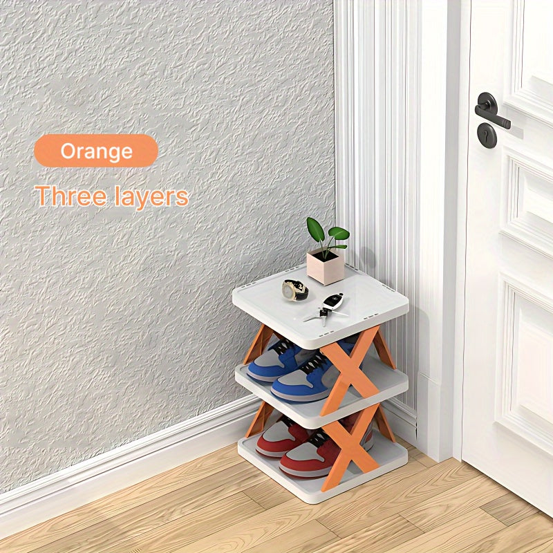 A Convenient Multi-Layer Shoe Rack with Space-Saving Foldable Design - Simple Assembly, Suitable for Any Room