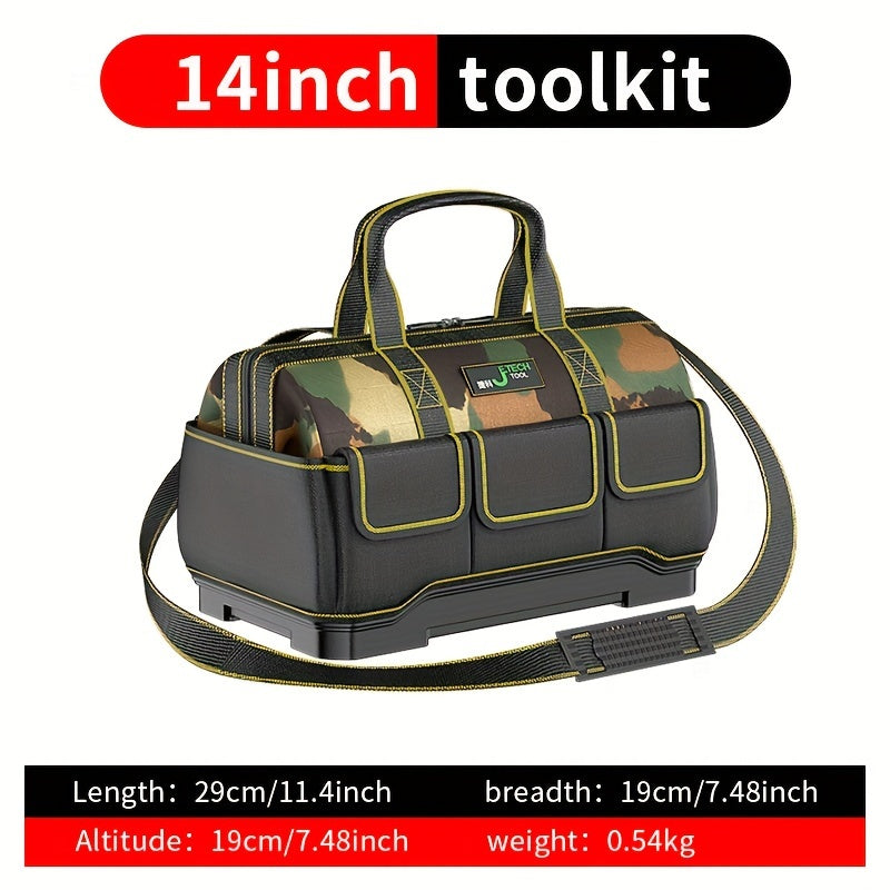 Electrician's Kit - Portable metal bag with water-resistant Oxford cloth for organized and easy tool storage in automotive, outdoor maintenance, and various applications.