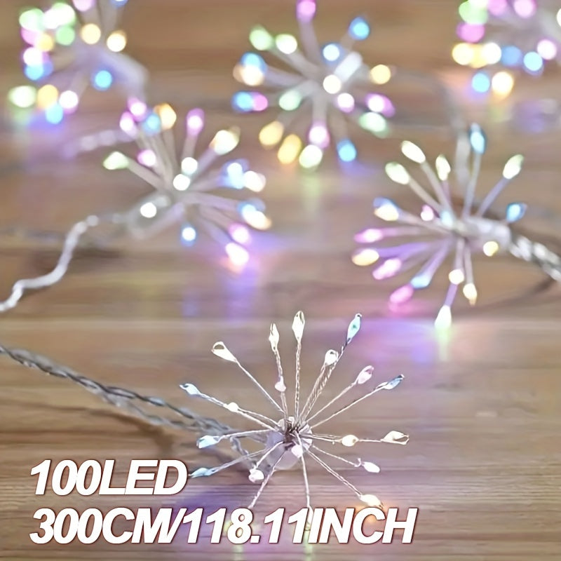 AMILL 50/100 LED dimmable mini fairy lights with remote control, 8 ta yoritish rejimi, USB quvvatlanadi, turli tadbirlar va uy bezaklari uchun mukammal.