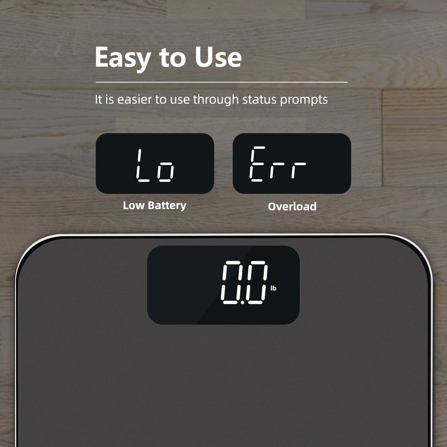 Digital bathroom scale measures body weight accurately up to 181.44 KG. KG/lb unit. Battery not included.