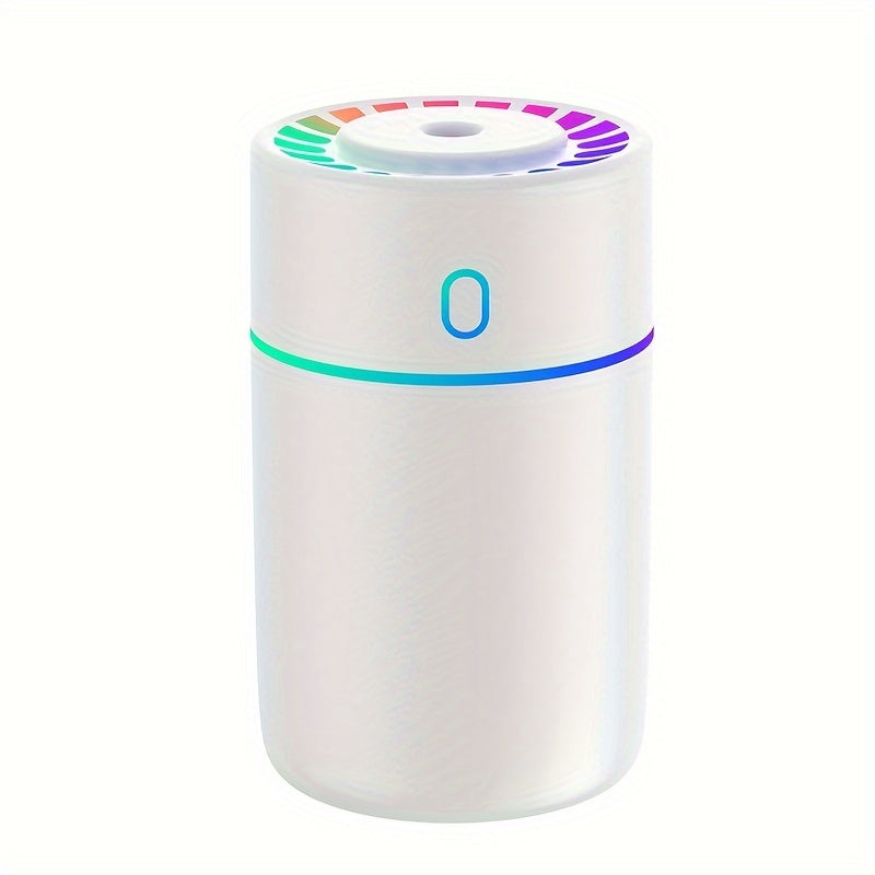 Compact 230mL Ultrasonic Humidifier with Quiet Operation, USB-Powered, Ideal for Bedroom, Office, and School - 1pc