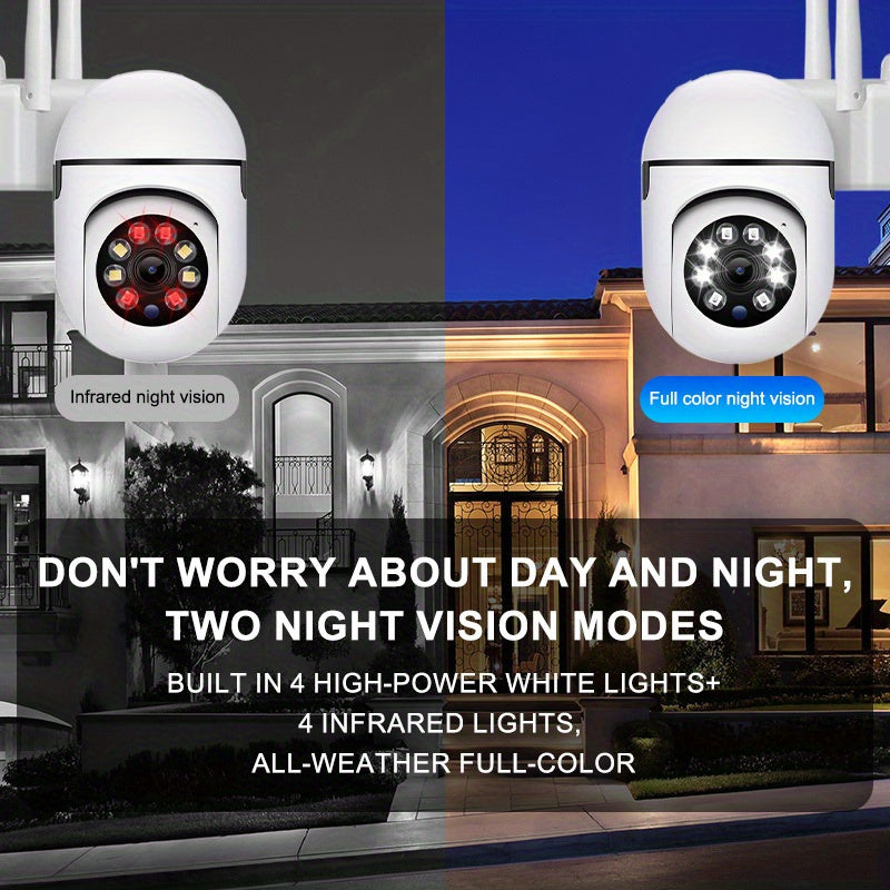 1pc THIRYWO 1080P Wi-Fi Security Camera is the perfect solution for indoor surveillance. With color night vision, two-way audio, and AI intelligent motion detection, you can trust that your space is always protected. This camera is USB powered and