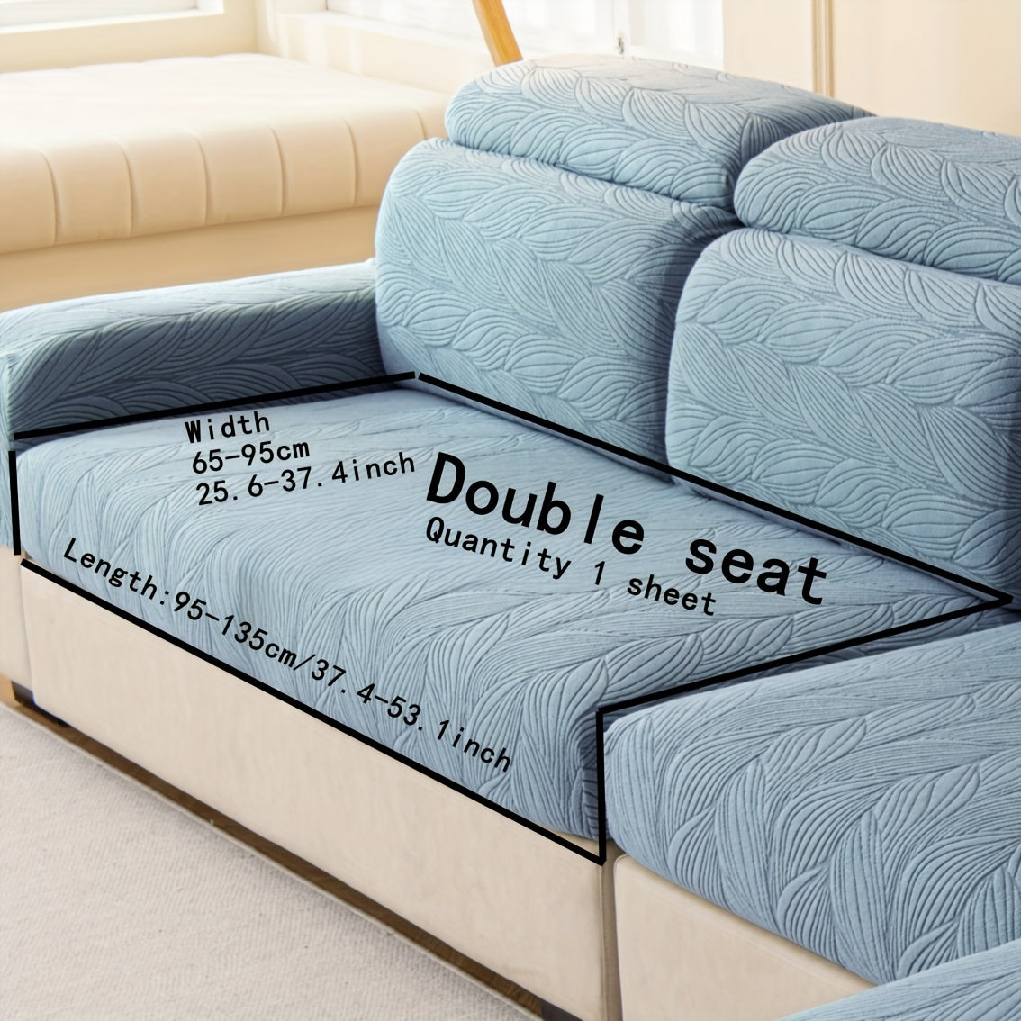 Polar Fleece Stretch Sofa Slipcover for Pets, Home Décor.