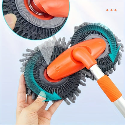 360 Degree Rotating Double Head Car Wash Brush 1pc