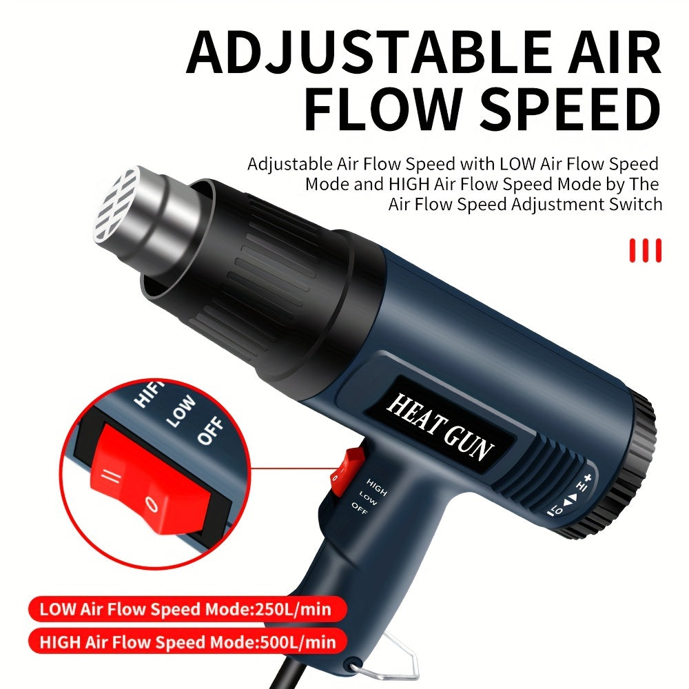 Handheld 866A welding hot air gun for bending, forming, plastic drying, and thawing.