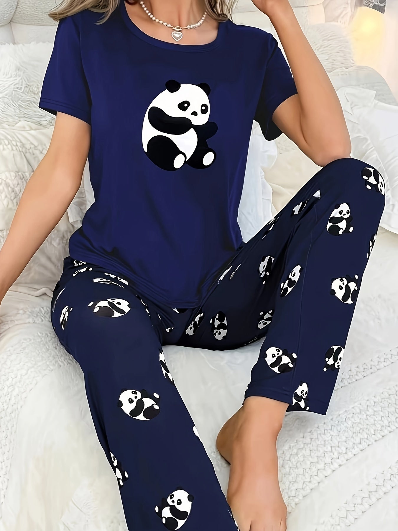 Panda print outfit