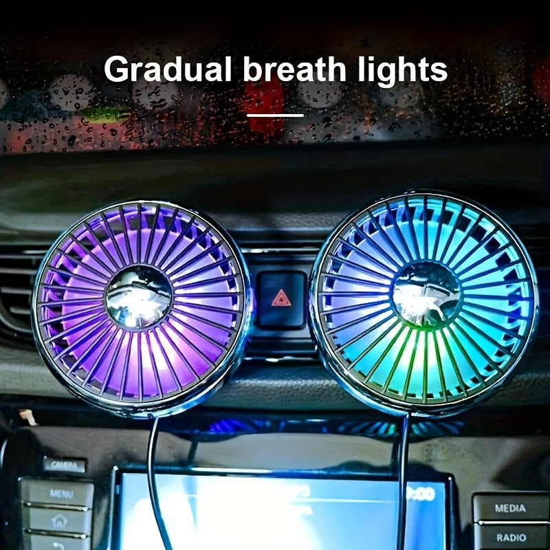 Silent yet powerful, this portable car fan offers high-speed adjustable wind speeds and smooth, quiet operation. It's easy to install, USB powered, and rechargeable for maximum convenience.