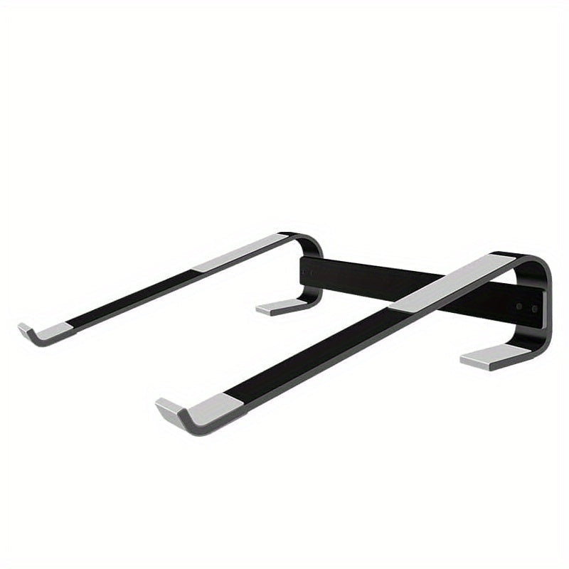 Modern style laptop stand made from durable aluminum alloy, designed for daily office use with built-in cooling features and portability.