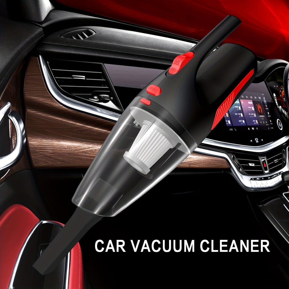 Powerful Handheld Car Vacuum Cleaner by CascadeVac - Compact Corded Mini Duster for Home and Kitchen Floor Gaps - Ideal Vacuum Cleaner for Home Use.