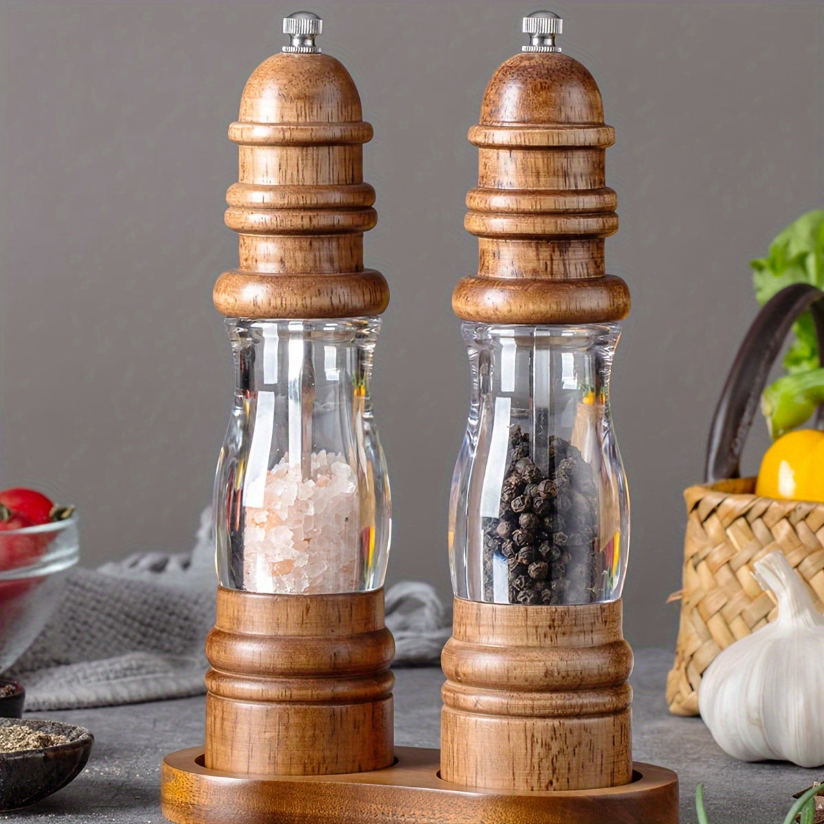 Ideal for home and restaurant use, this premium manual pepper grinder is made from solid wood and is perfect for grinding black pepper, Sichuan pepper, and sea salt. A must-have kitchen gadget for pepper enthusiasts.