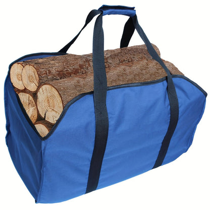 '- Firewood Moving Tote Bag Set of 2, made from Canvas Material
- Features Extra Large and Durable design
- Ideal for use with Fireplace, Wood Stove, Firewood, Log, Camping, Landscaping