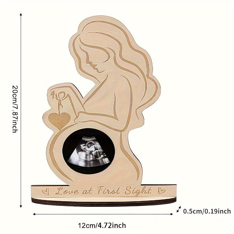 Ultrasound Frame for Pregnant Wife - Perfect Gift for Christmas, Halloween, Thanksgiving, New Year's, and Valentine's Day. Creative and Thoughtful Present to cherish the special moment.