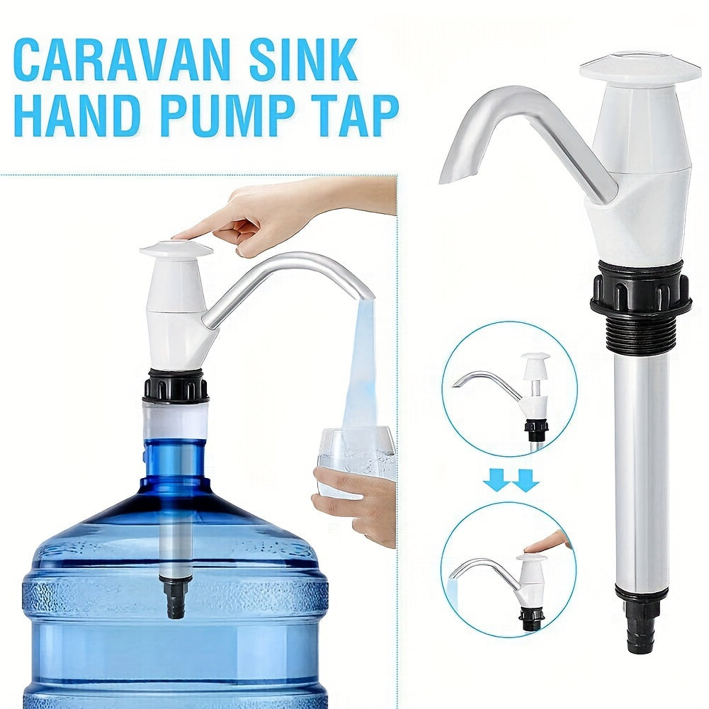 RV Sink Hand Pump Tap: Perfect for RVs, Outdoor Use, Barbecues, and Around the House - Does Not Need Electricity