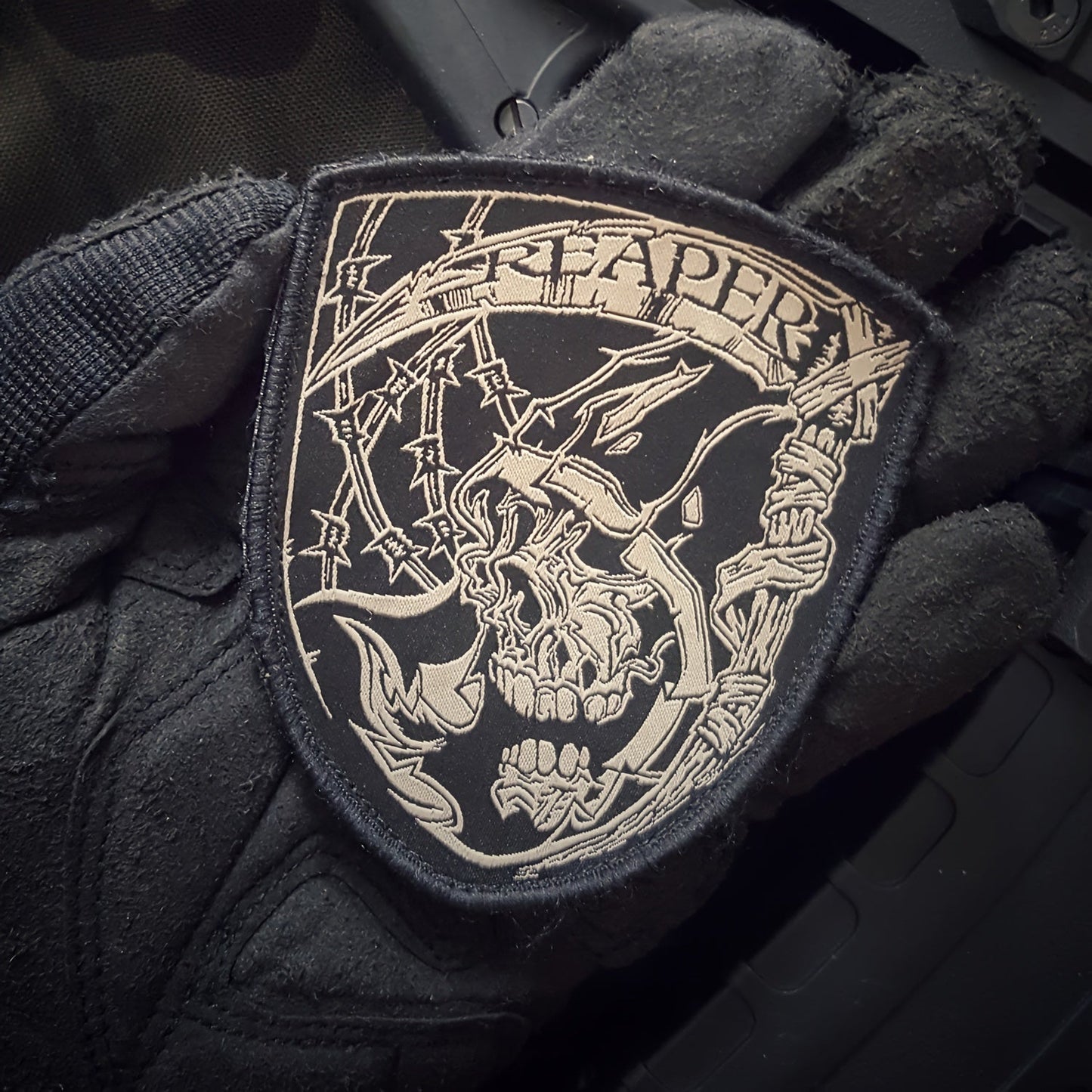 Tactical embroidered hook and loop morality cloth for men - perfect for adding badges to backpacks, clothing, and gear.