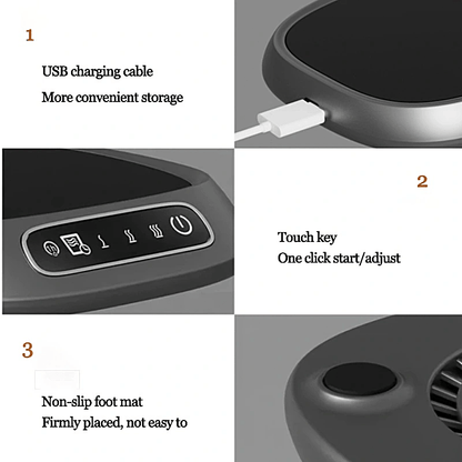 Stay warm with the new Smart Constant Temperature Touch Screen Heating Cup Mat. This USB powered heating pad features a 3-speed temperature control, making it perfect for keeping your drinks like milk, tea, and hot chocolate warm. Ideal for use at home