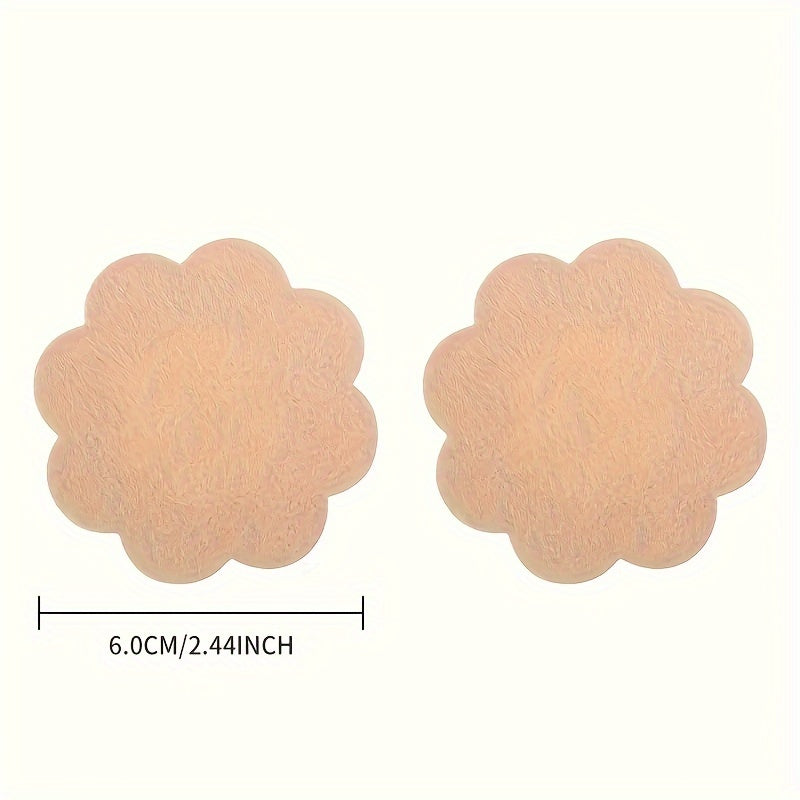 22pcs of solid silicone nipple covers, invisible strapless breast pasties, women's lingerie accessory, 2024 bestseller, reusable, self-adhesive.