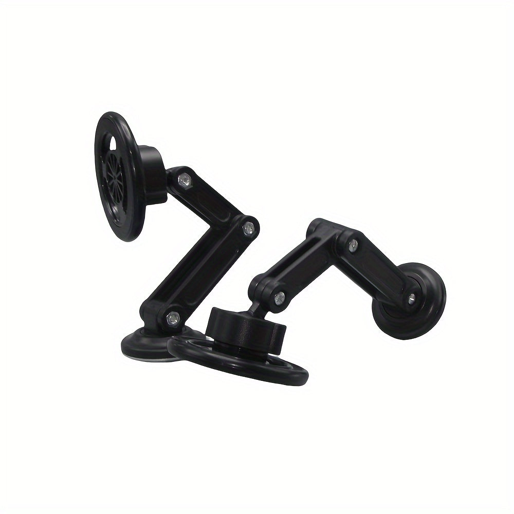 Magnetic wall mount with rotatable design for smartphones, made of waterproof PC material.