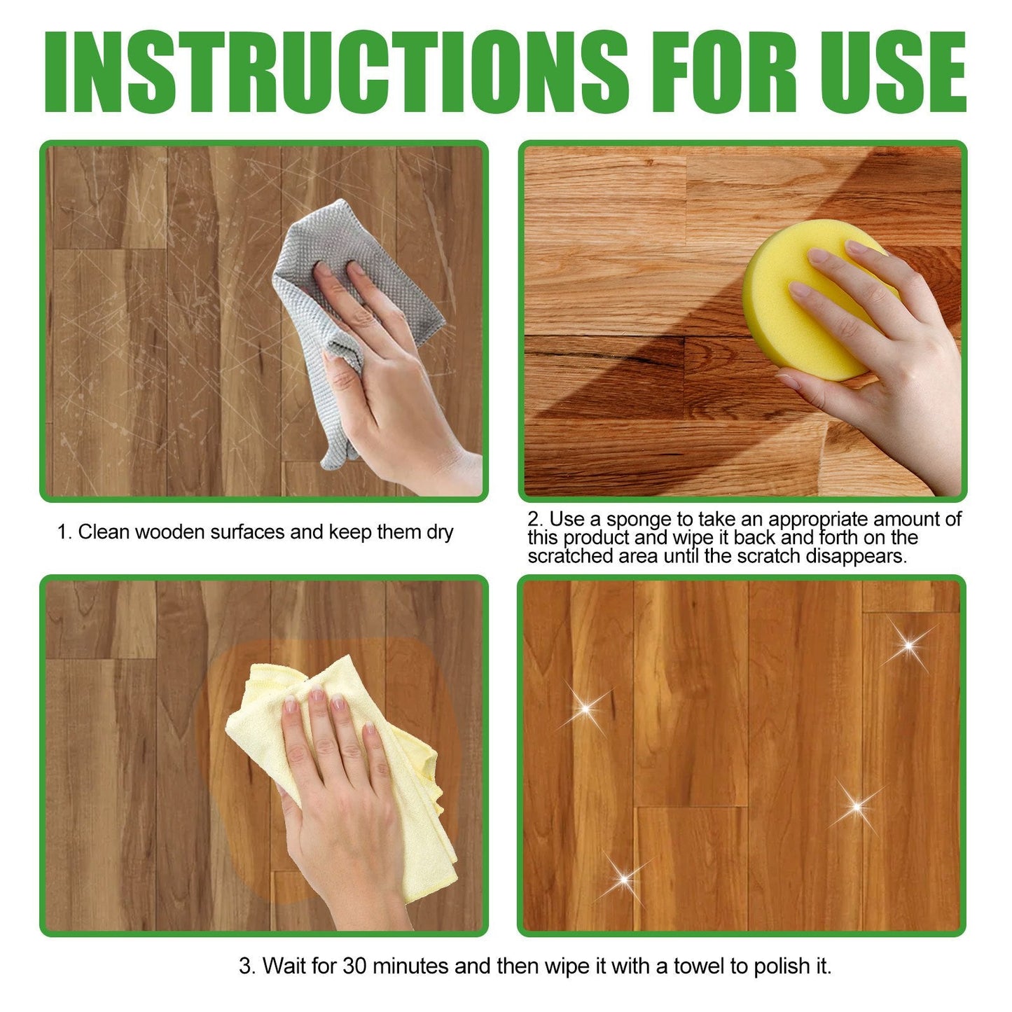 Repair and restore your wood surfaces with the 1pc Beeswax Wood Scratch Repair Kit. This 100g kit is designed to brighten floors and furniture with its natural beeswax formula. The honeycomb design container makes it easy to apply for home care, color