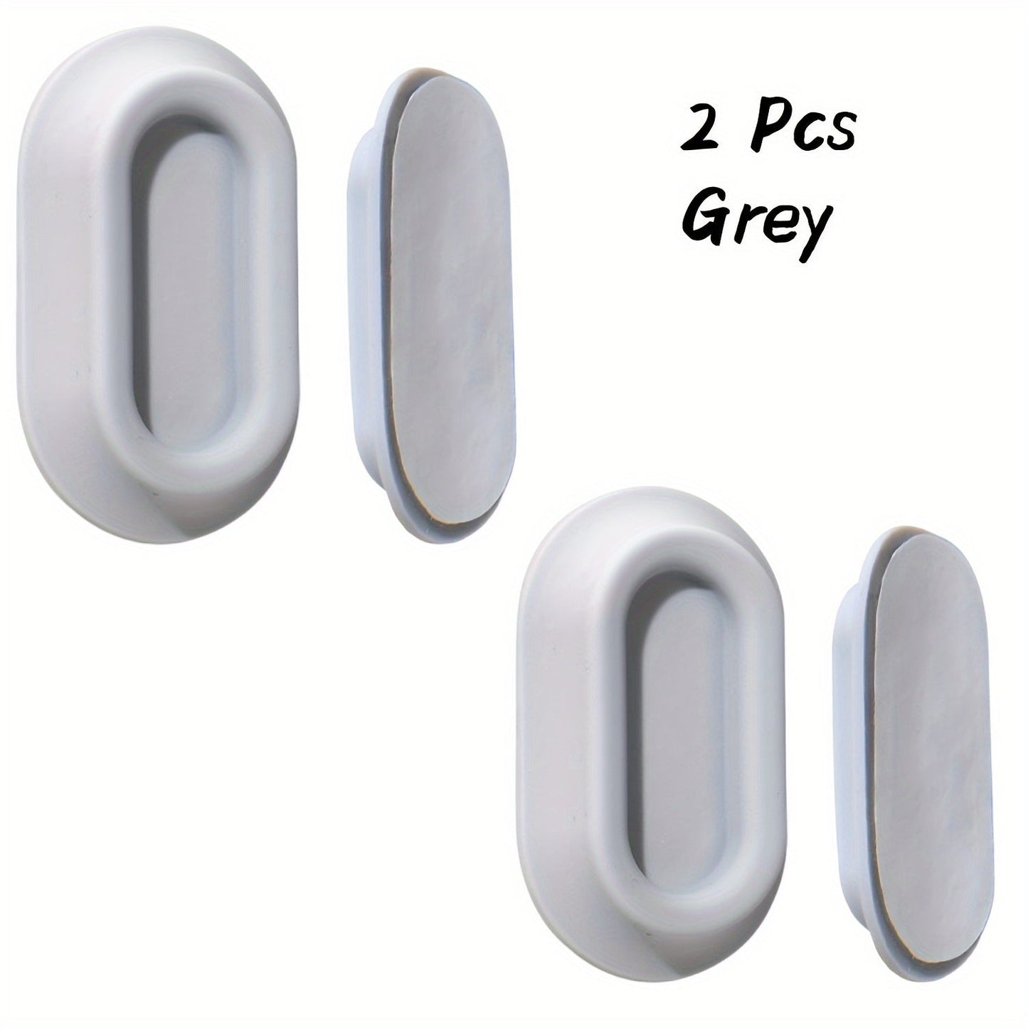 Circular magnetic remote control brackets available in sets of 2, 5, or 10. This casual style silicone wall-mounted hook is practical and features anti-slip strong adhesive, eliminating the need for drilling.