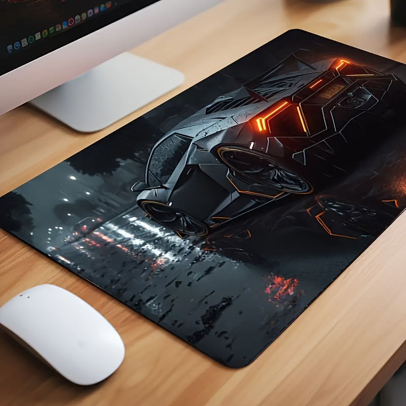 Premium extra-large mouse pad with non-slip rubber base for gaming and office use.