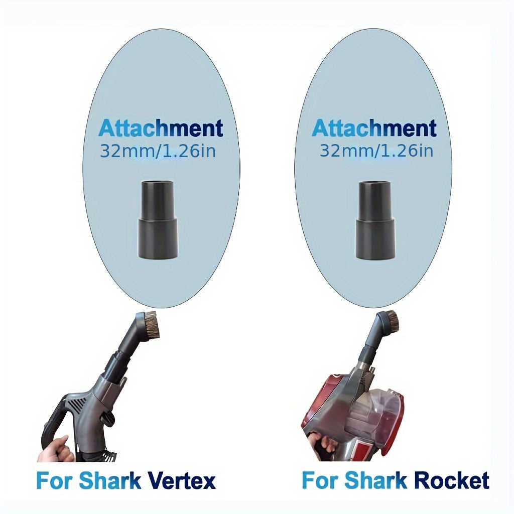 WSDMAVIS Universal Vacuum Cleaner Hose Adapter 4-Pack, 35mm to 32mm, Plastic Connectors for Converting 1-3/8 inch Tubes to 1-1/4 inch Brush Heads, Home Vacuum Accessory Replacement