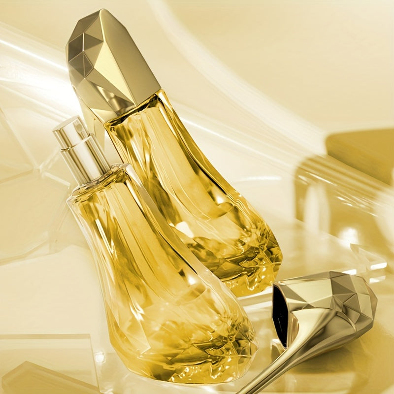 Elegant high heel-inspired women's perfume with a refreshing floral scent, formaldehyde-free, perfect for dates & parties, great for birthdays or Valentine's, 3.4oz liquid volume.