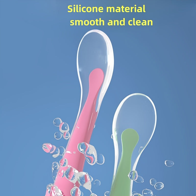 Silicone tableware spoons are safe, durable, soft, easy to clean, and store.