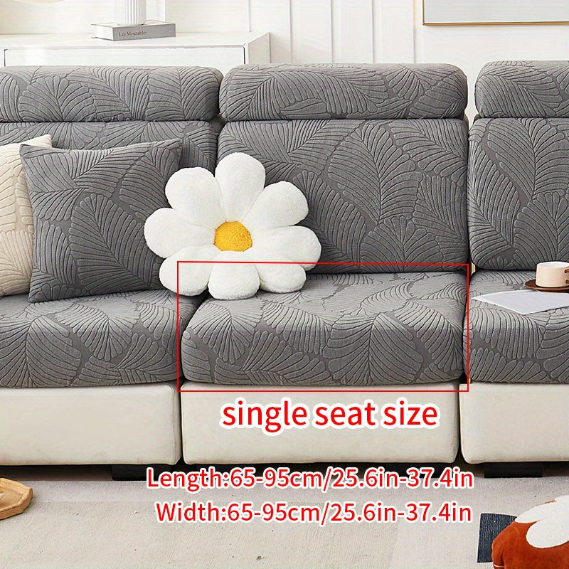 Non-slip elastic sofa slipcover protects furniture year-round in any room.