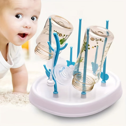 Children's tree-shaped milk bottle drying rack for home use that can be disassembled for easy storage and is suitable for both youngsters and toddlers.