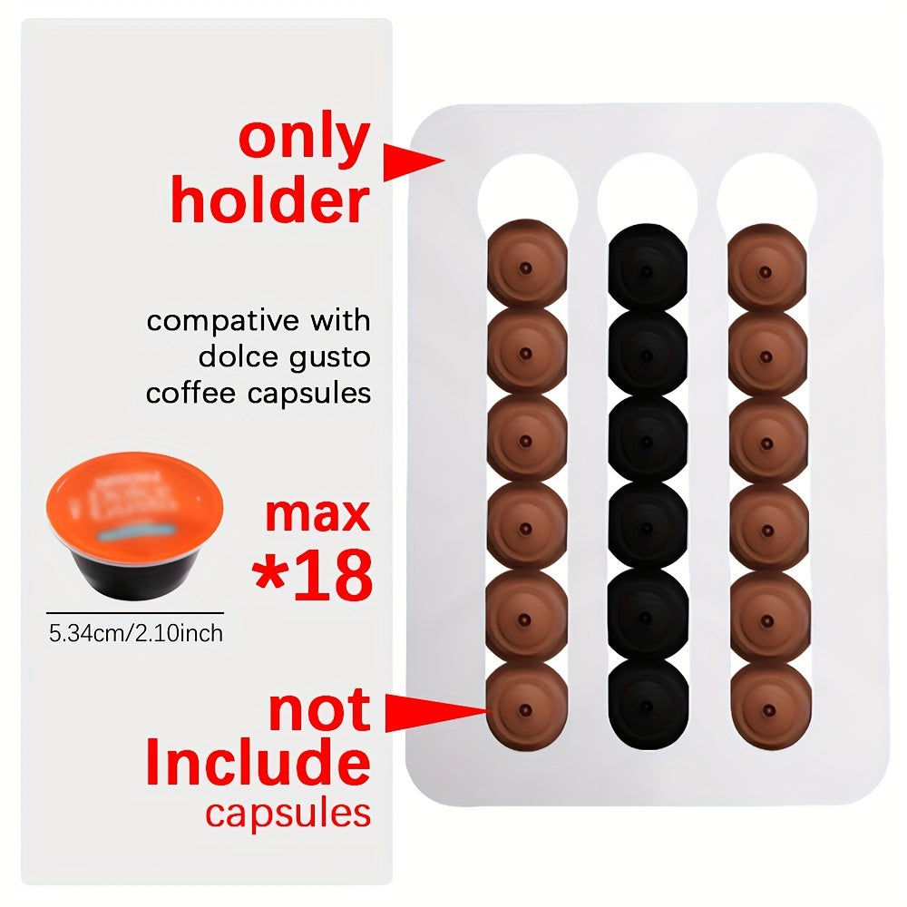 Aluminum Wall-Mounted Coffee Capsule Stand for Coffee Pods Storage