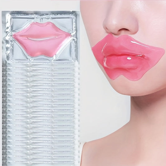 Get 20 Collagen Crystal Lip Masks for moisturized, smoother lips with deep hydration and firmness for a youthful, pink appearance.