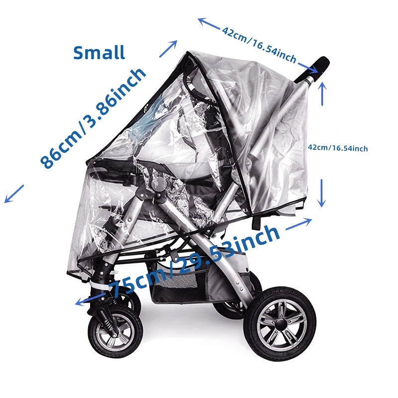 Rainproof, windproof, dustproof, snowproof Universal Stroller Cover for Baby Travel