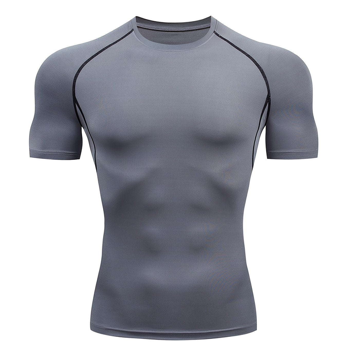 Fast-drying men's top for outdoor training - stretchy and breathable.