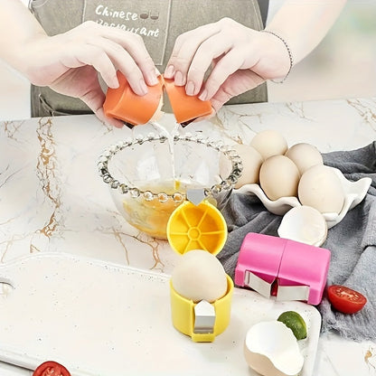 Easily Peel Eggs with 1pc Handheld Egg Peeler - A Convenient, Eco-Friendly Kitchen Tool Made of Plastic for Baking and Cooking. Perfect for Home Kitchen Storage and Organization. Shell Cracker and Wooden-Free!