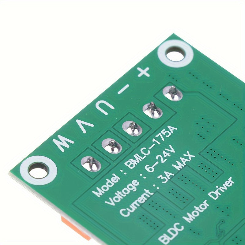 Control your 6V-12V-24V DC Brushless Motors with ease using the 1pc BLDC Motor Driver Control Board. This adjustable speed controller is perfect for fans, disc drives, and hard disk drives. Made of sturdy plastic material, it is suitable for both indoor