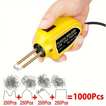 Portable 100W plastic welder for car repair.