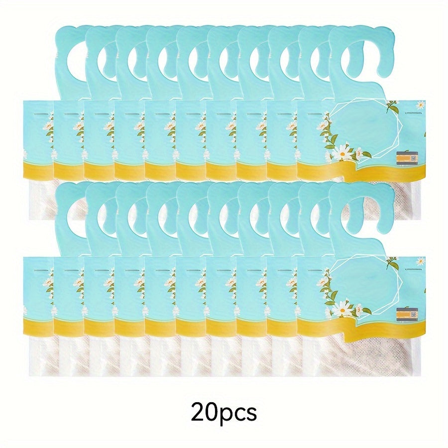 20 Jasmine scented drawer and closet fresheners - long-lasting, fragrant air bags for home decor, ideal for holidays and special occasions.