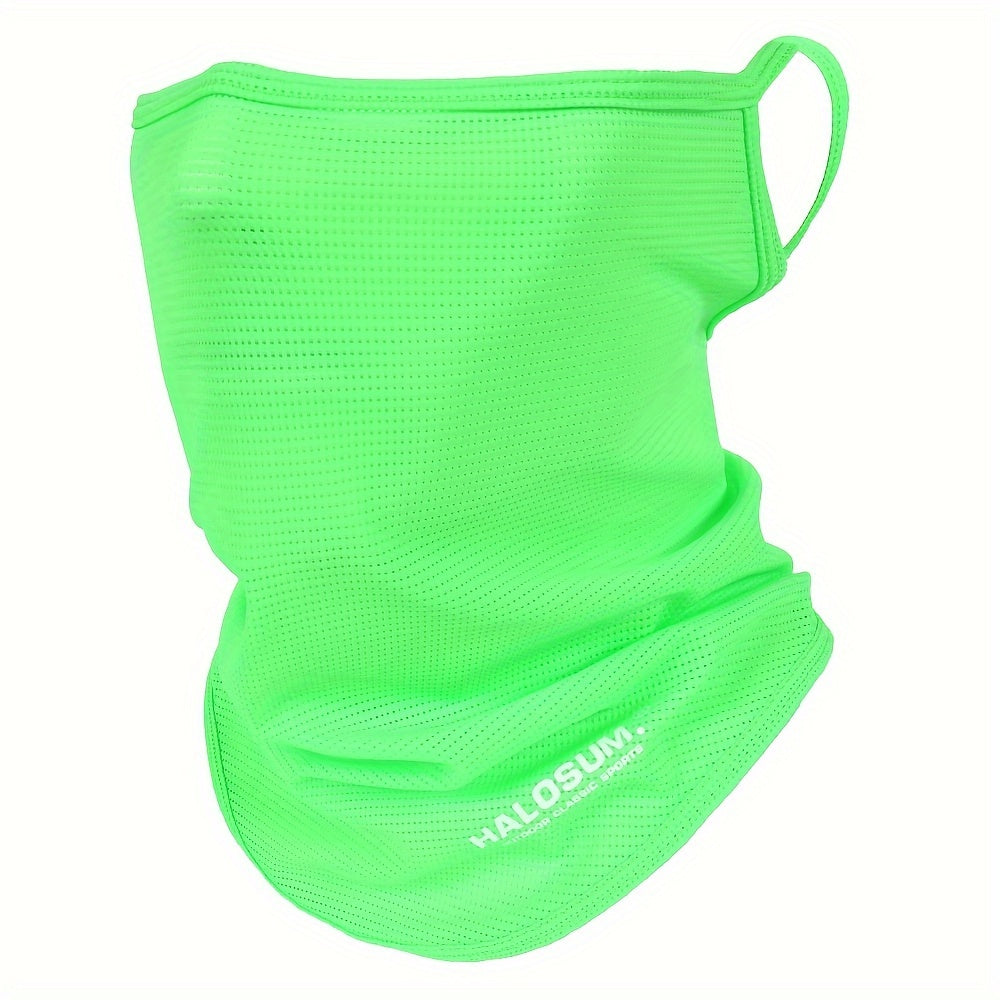 Shield yourself from harmful UV rays this summer with a half-face mounted outdoor neck cover, perfect for cycling and other outdoor activities. Suitable for both men and women.